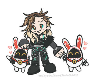 ZZZ oc sketch chibis