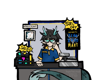 Dan Feng works retail